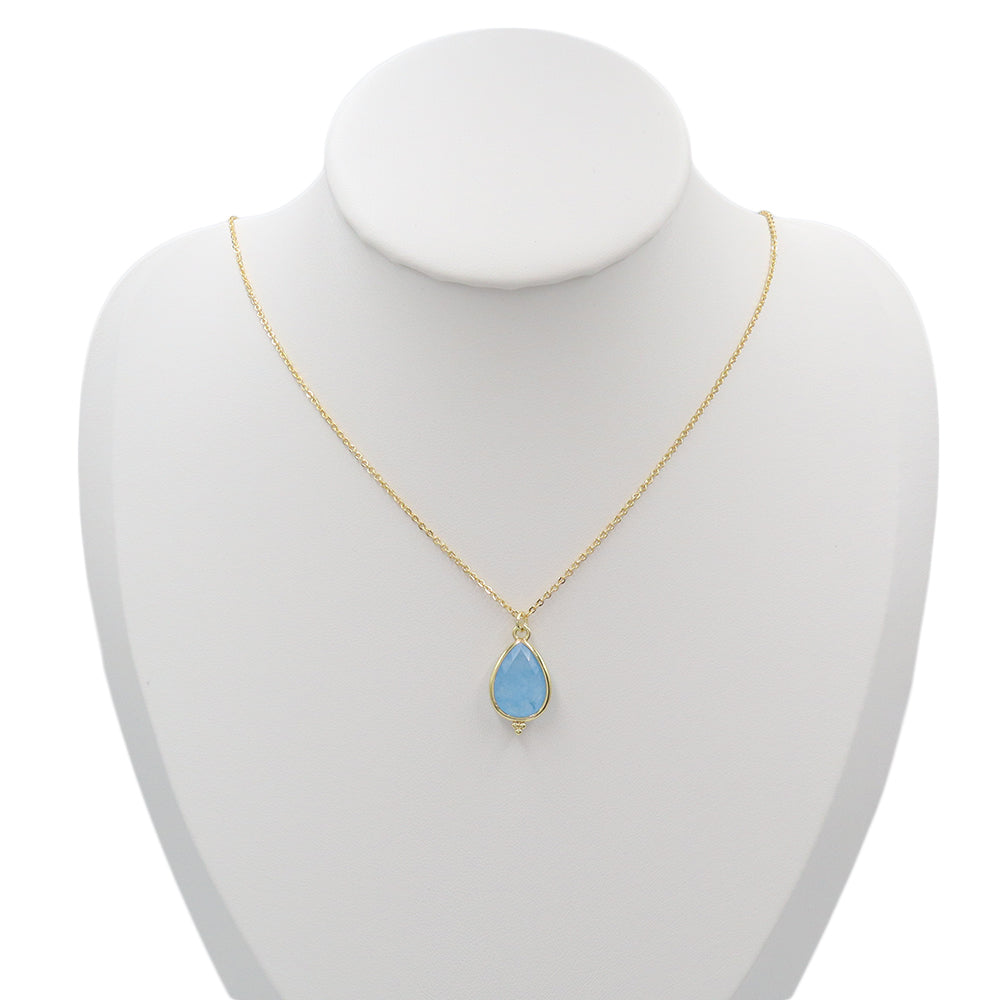 Handmade Customizable Natural Stone Pendant Necklace