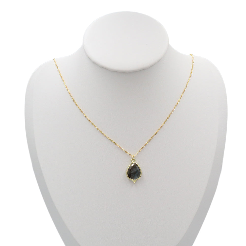 Handmade Customizable Natural Stone Pendant Necklace