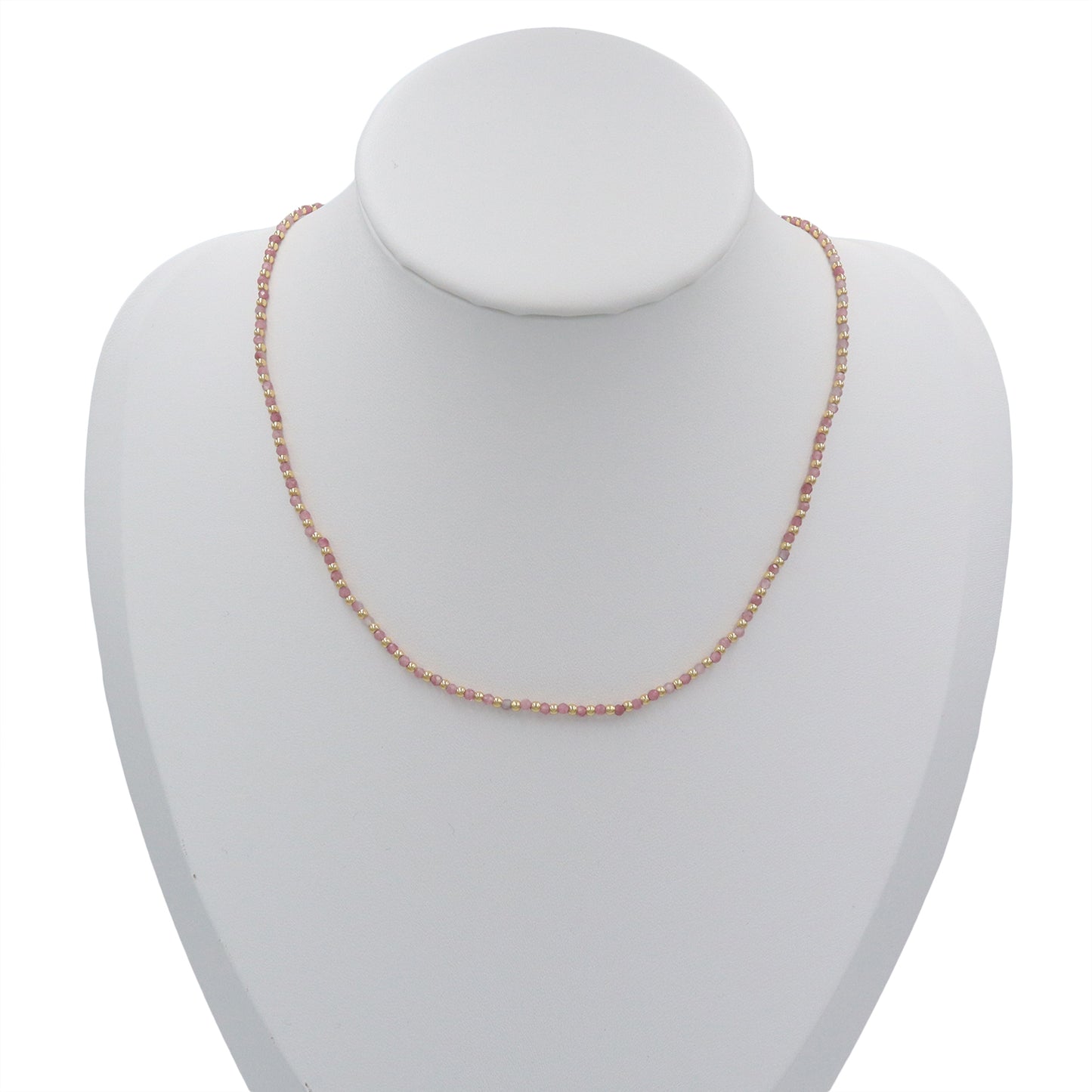 Handmade Customizable Natural Stone Beads Necklace
