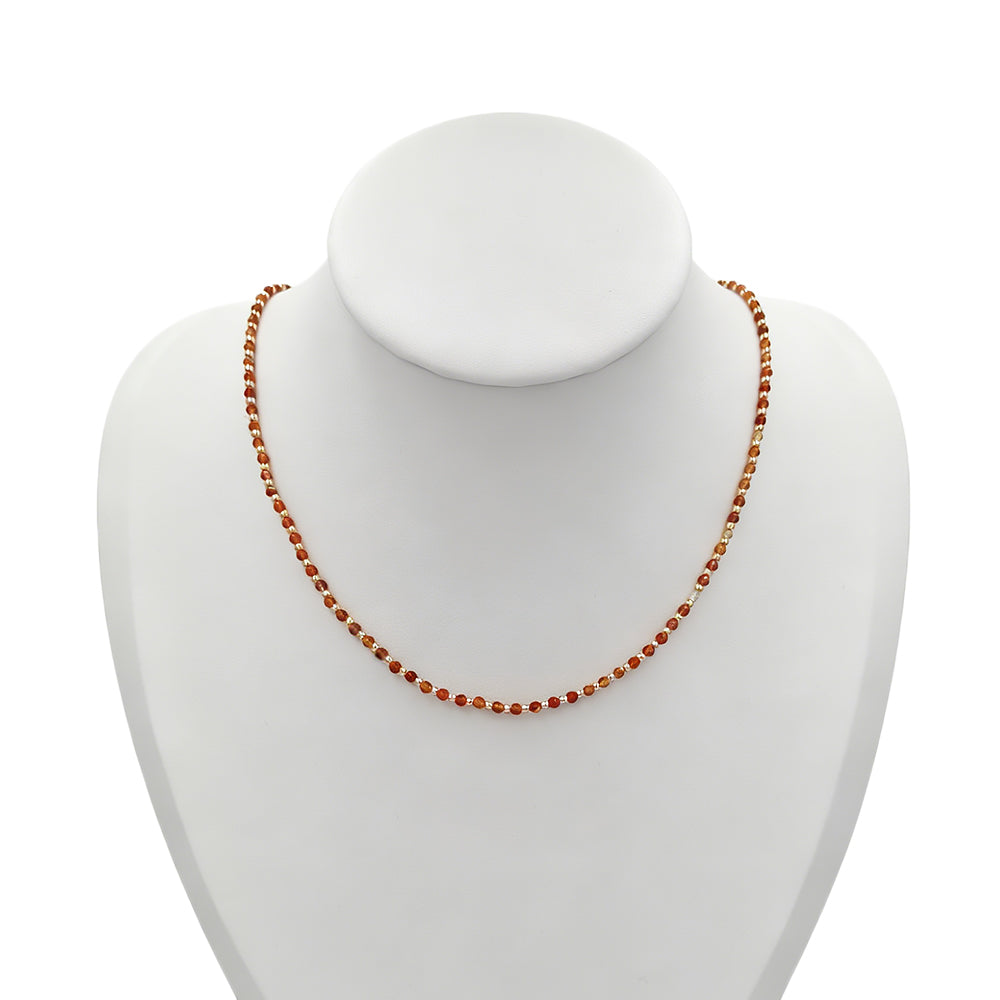 Handmade Customizable Natural Stone Beads Necklace