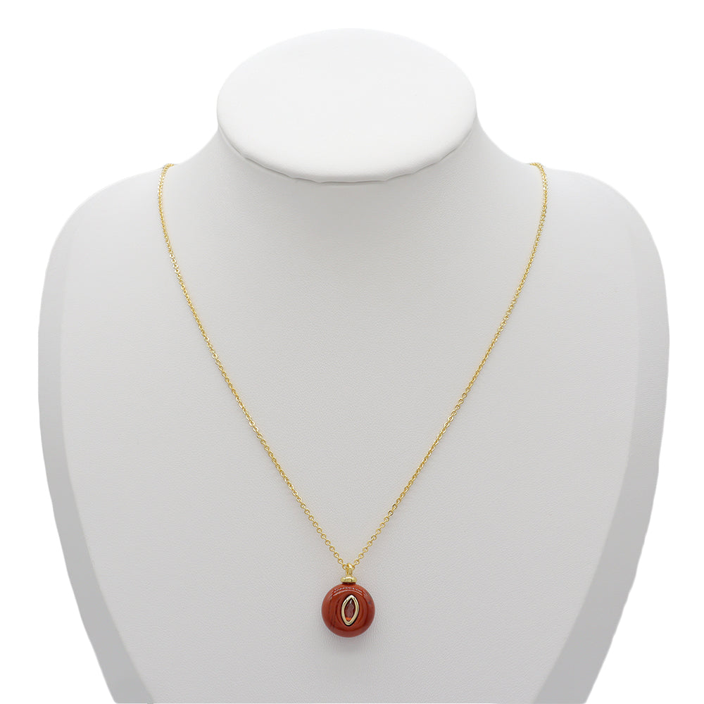 Handmade Customizable Natural Stone Pendant Necklace
