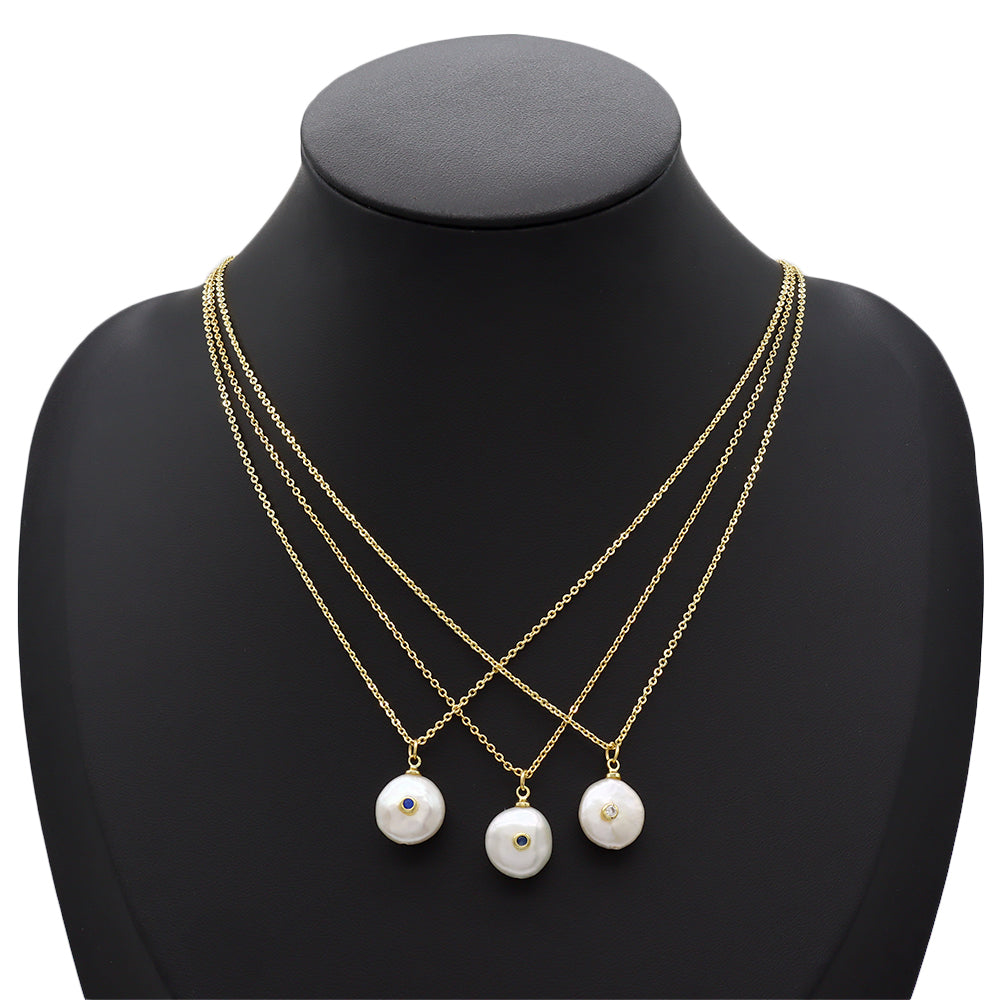 Handmade Customizable Fresh Water Pearl Pendant Necklace