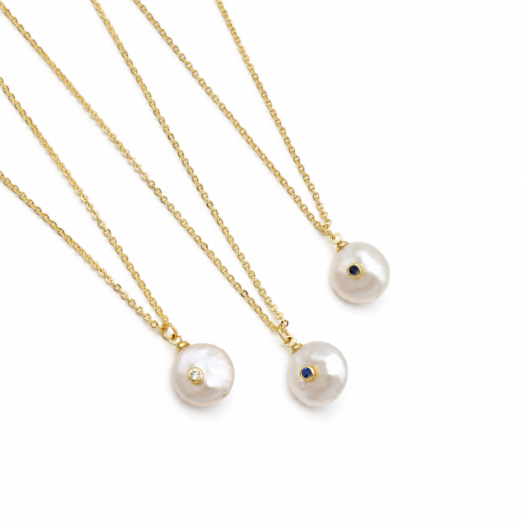 Handmade Customizable Fresh Water Pearl Pendant Necklace