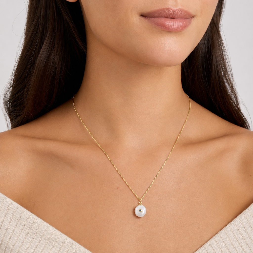 Handmade Customizable Fresh Water Pearl Pendant Necklace