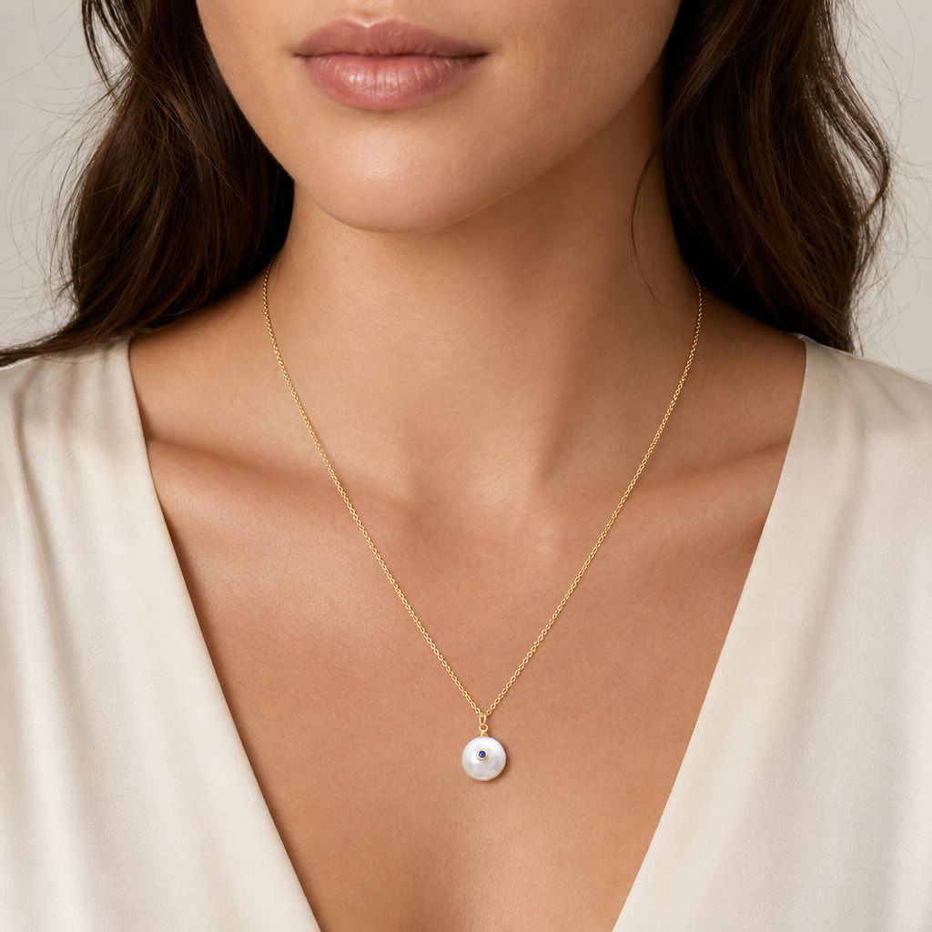 Handmade Customizable Fresh Water Pearl Pendant Necklace