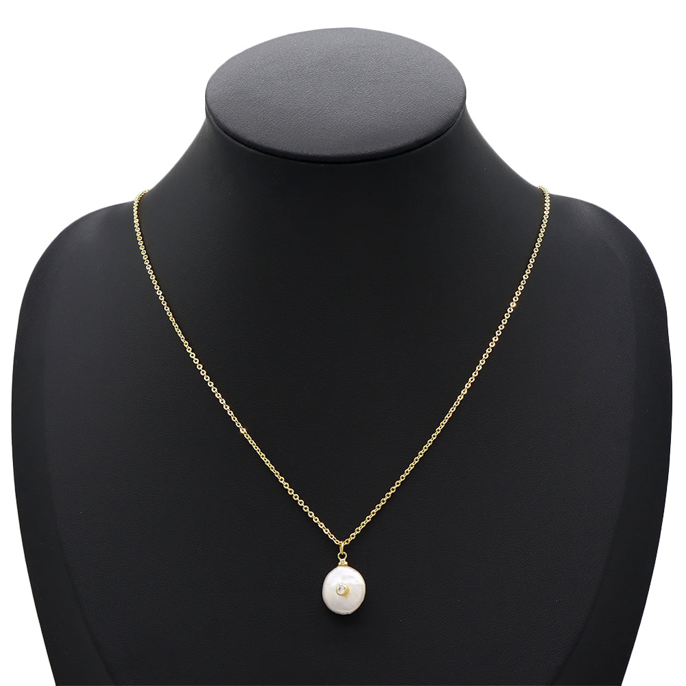Handmade Customizable Fresh Water Pearl Pendant Necklace