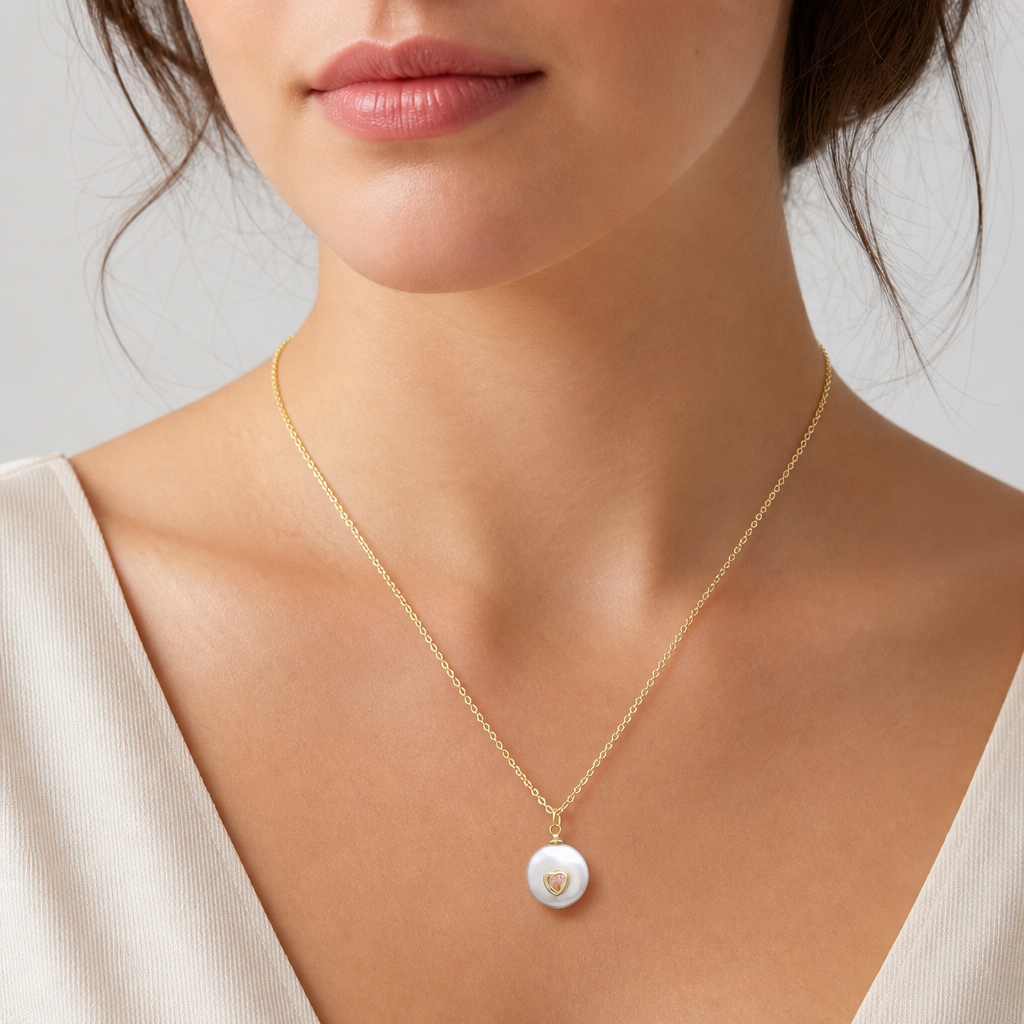 Handmade Customizable Fresh Water Pearl Pendant Necklace