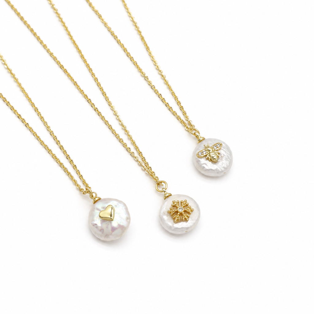 Handmade Customizable Fresh Water Pearl Pendant Necklace