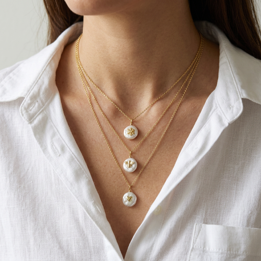 Handmade Customizable Fresh Water Pearl Pendant Necklace