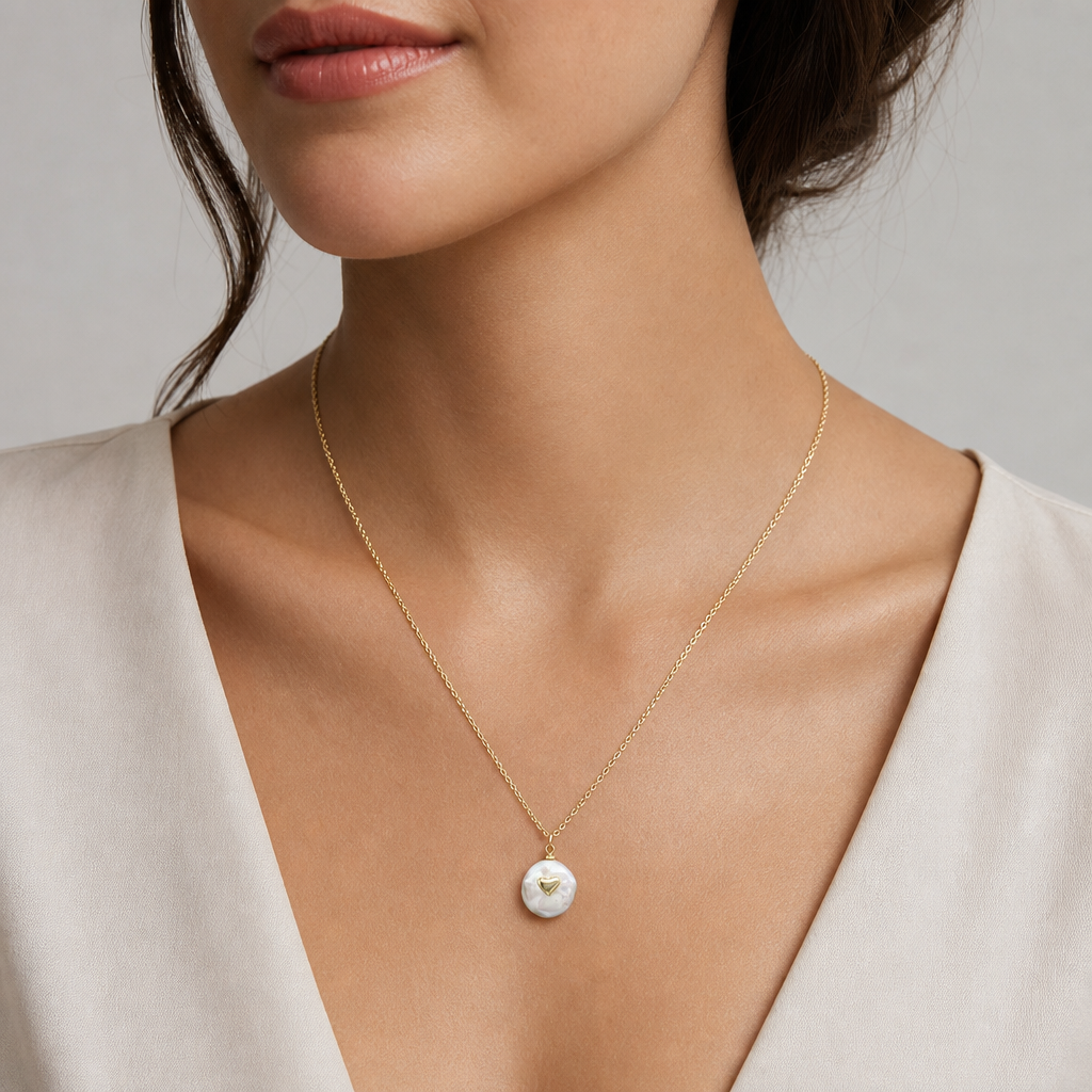 Handmade Customizable Fresh Water Pearl Pendant Necklace
