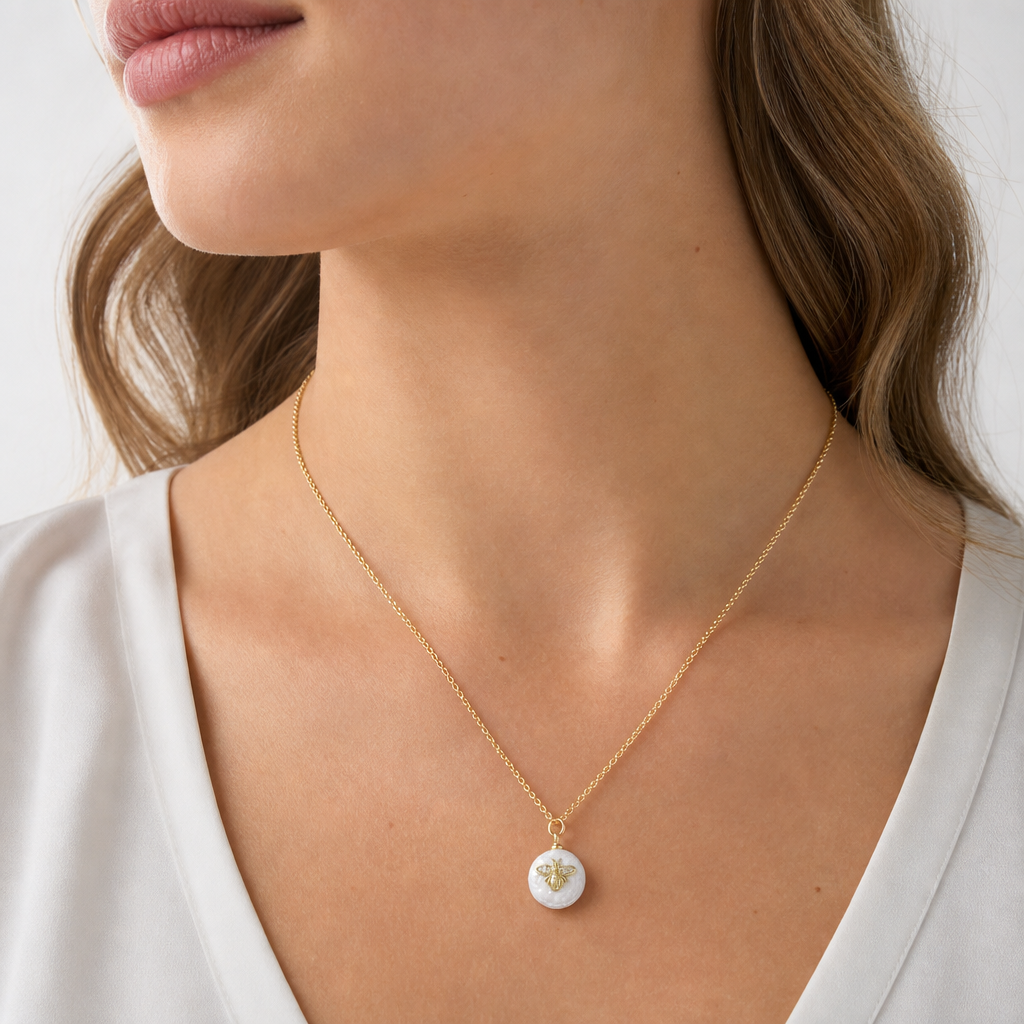 Handmade Customizable Fresh Water Pearl Pendant Necklace