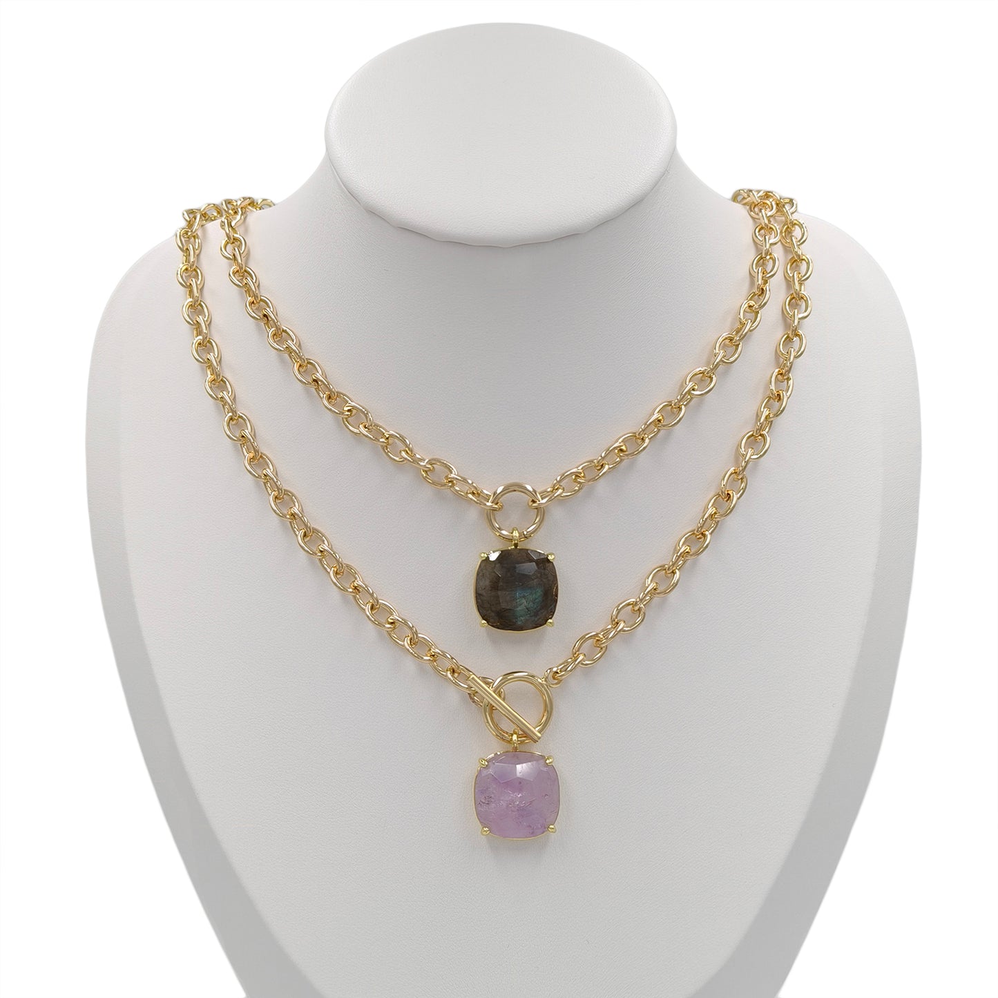 Handmade Customizable Natural Stone Pendant Necklace