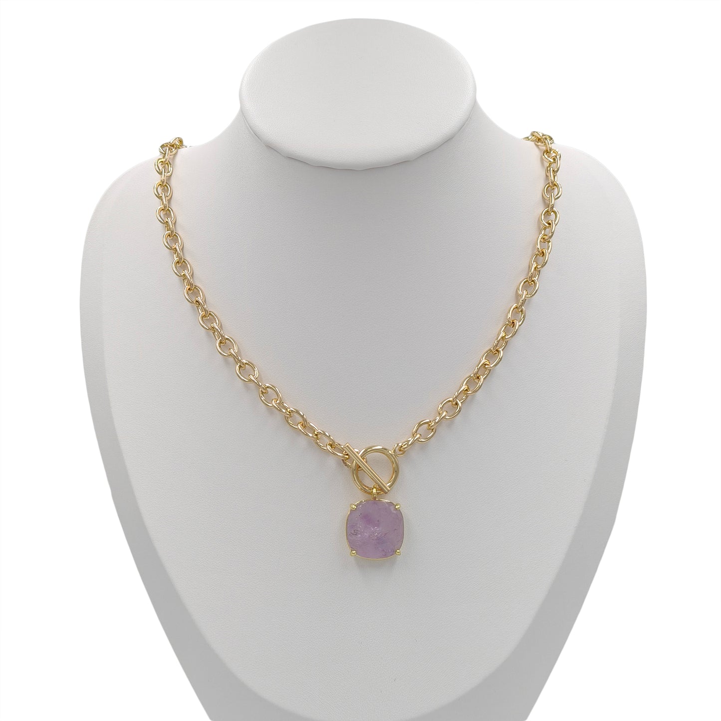 Handmade Customizable Natural Stone Pendant Necklace