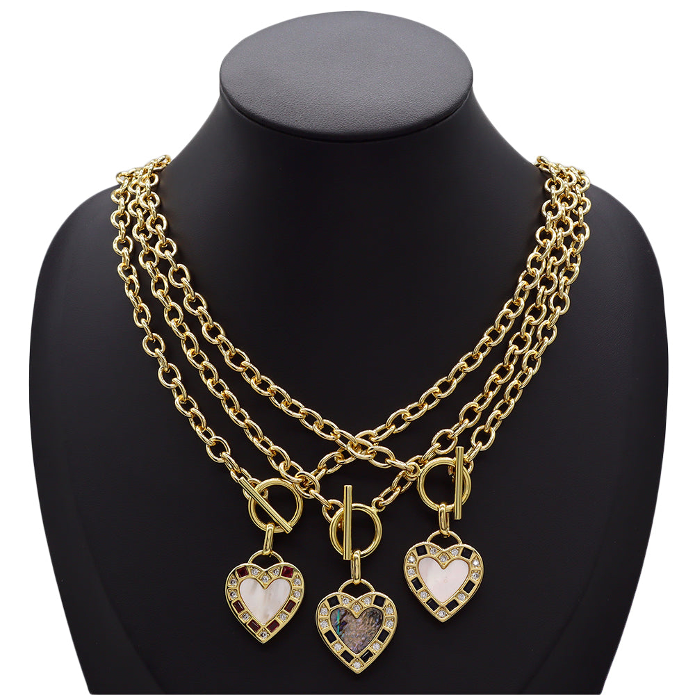 Handmade Customizable Shell Pendant Necklace (with chain)