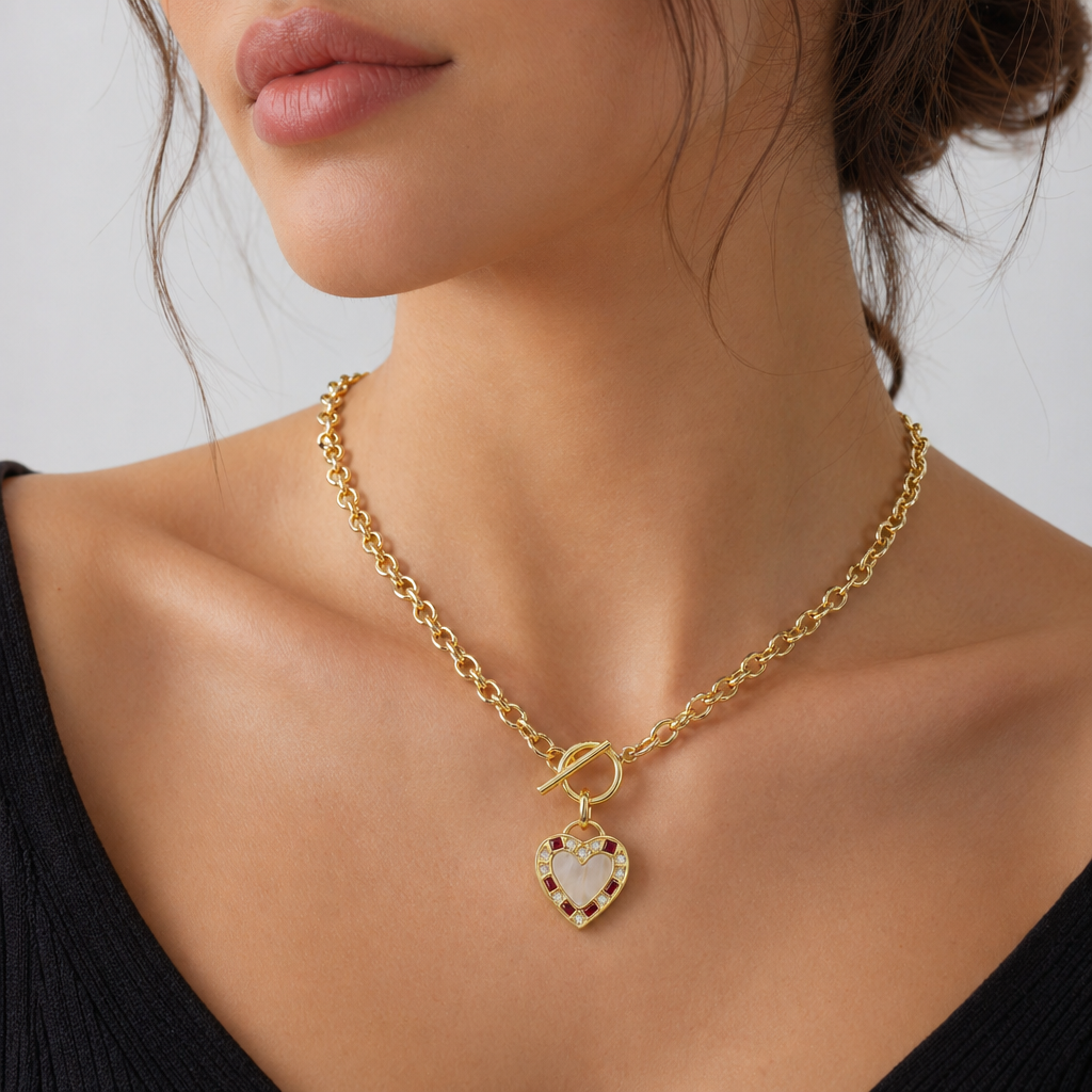 Handmade Customizable Shell Pendant Necklace (with chain)