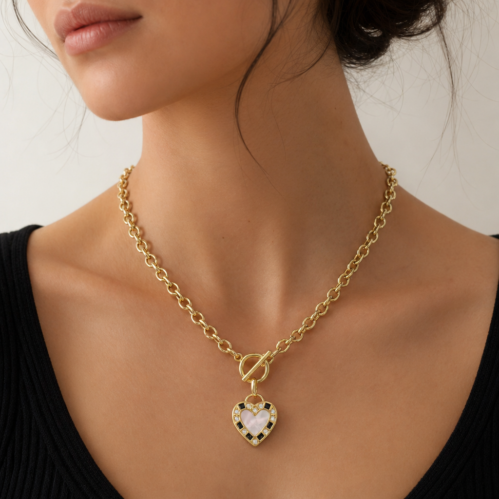 Handmade Customizable Shell Pendant Necklace (with chain)