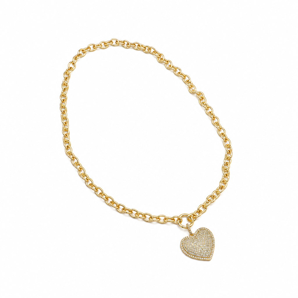 Handmade Customizable Brass Pendant Necklace (with chain)