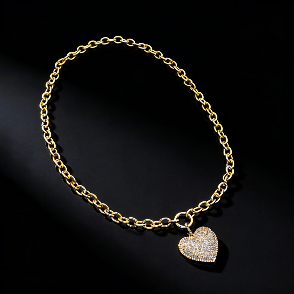 Handmade Customizable Brass Pendant Necklace (with chain)