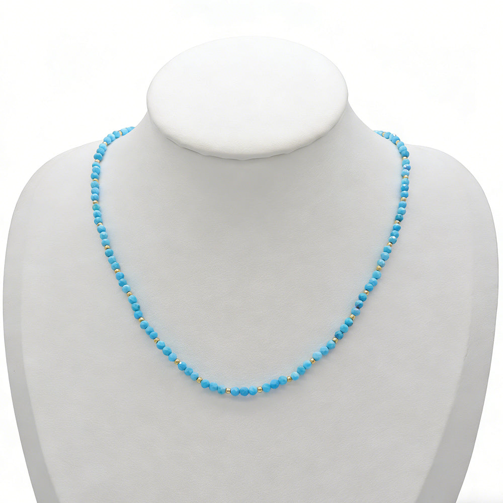 Handmade Customizable Natural Stone Beads Necklace