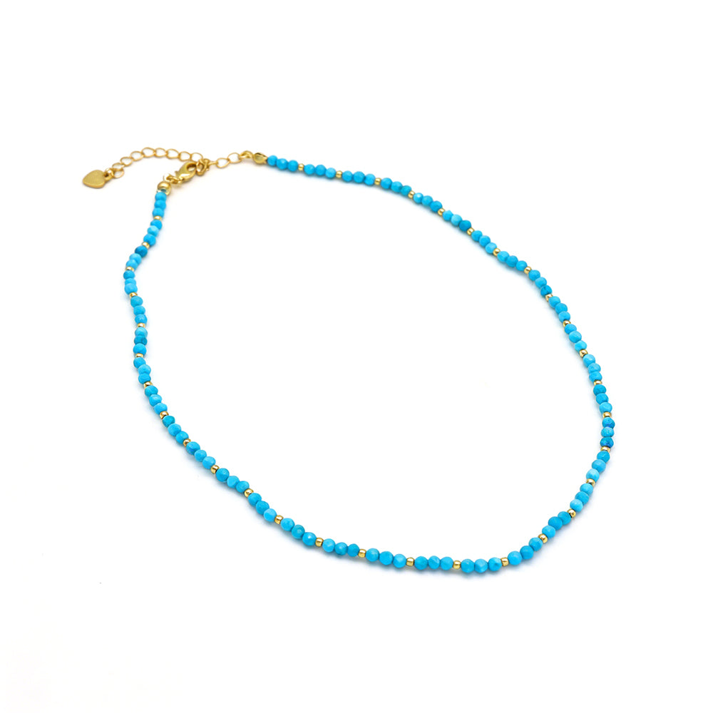 Handmade Customizable Natural Stone Beads Necklace