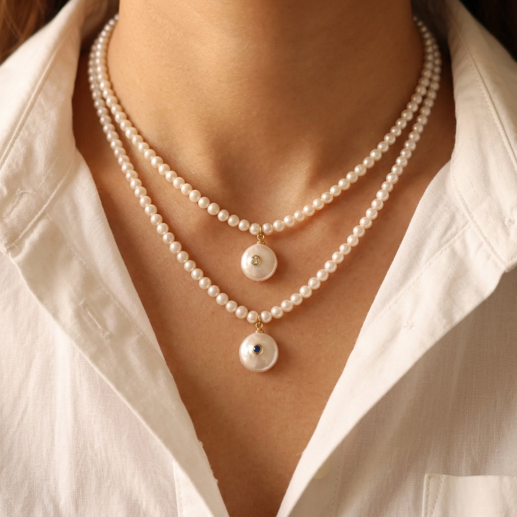 Handmade Customizable Fresh Water Pearl Necklace