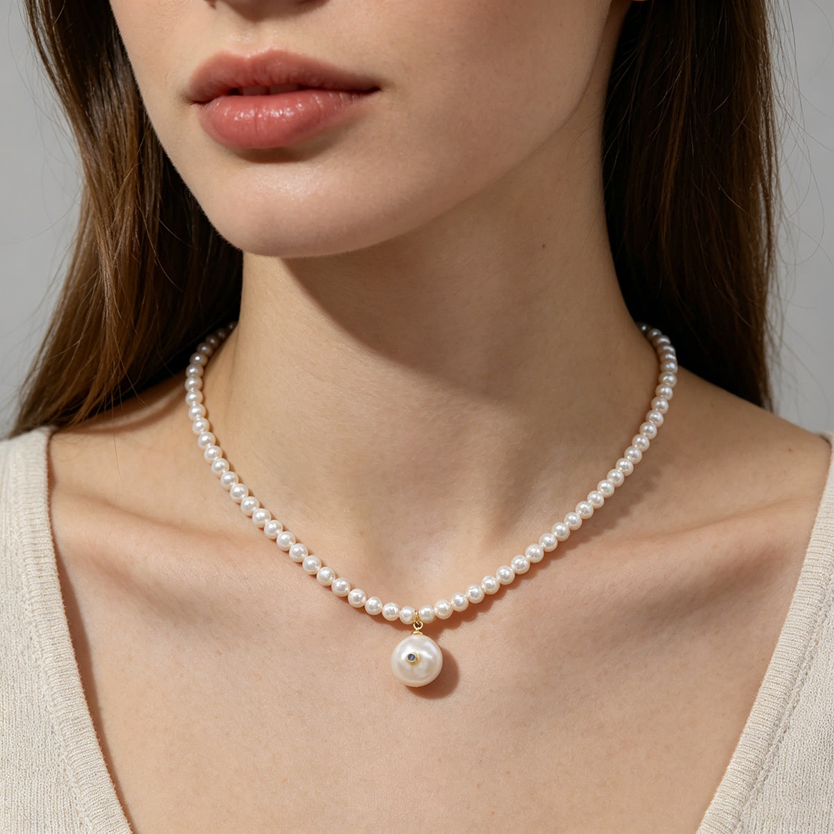 Handmade Customizable Fresh Water Pearl Necklace