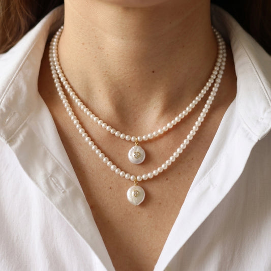 Handmade Customizable Fresh Water Pearl Necklace