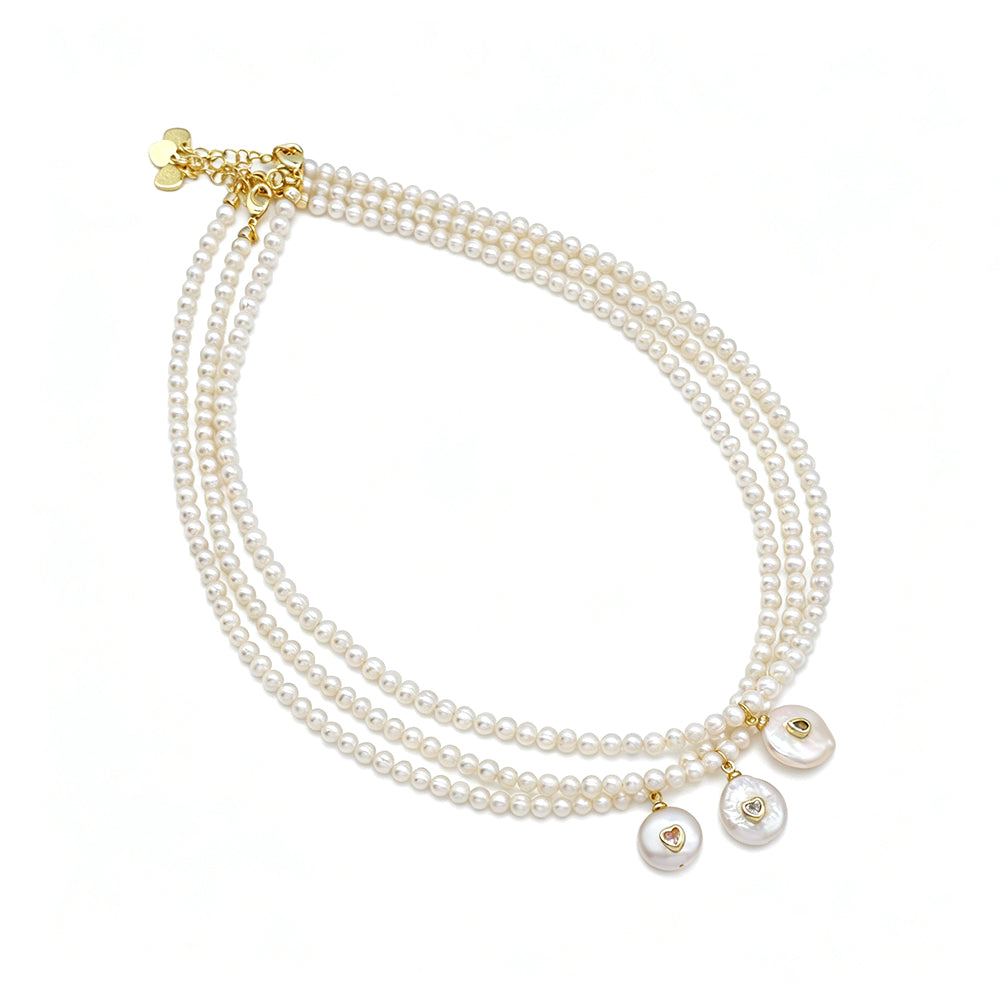 Handmade Customizable Fresh Water Pearl Necklace