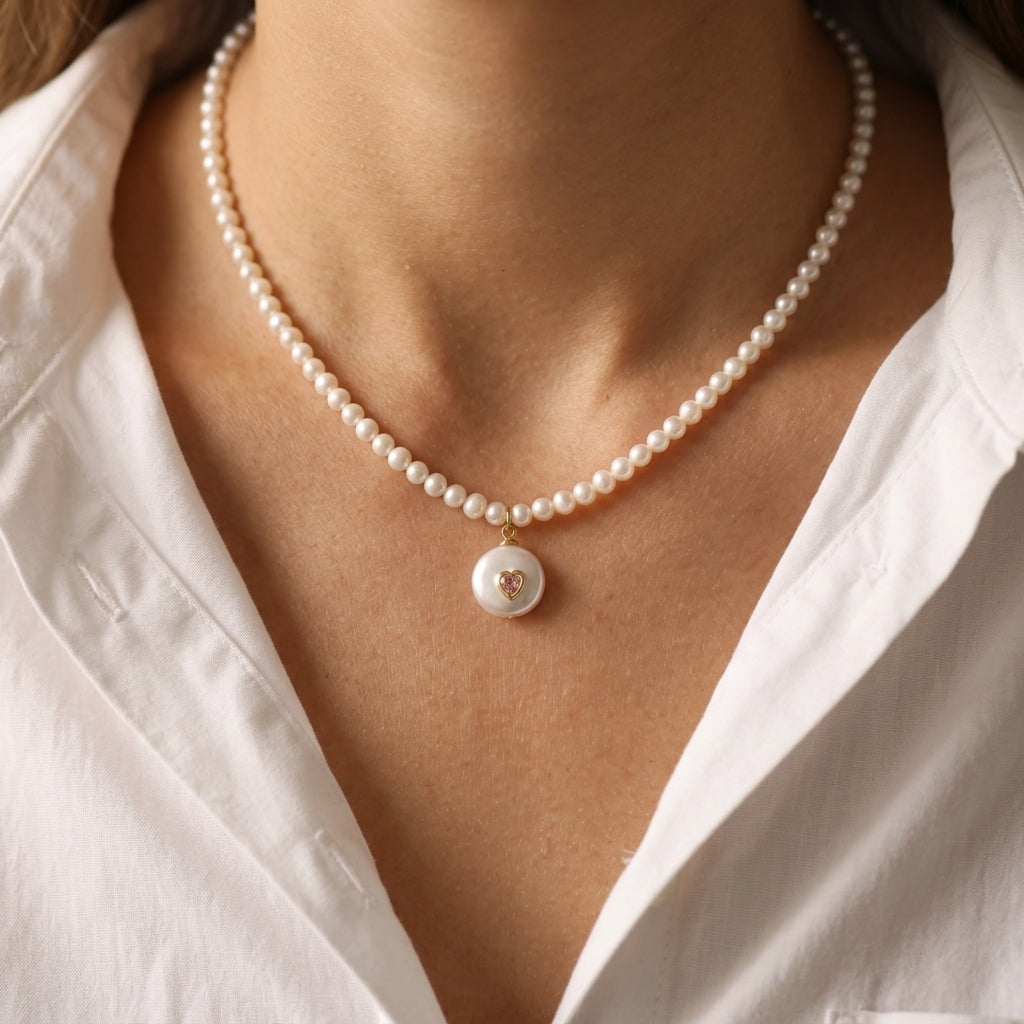 Handmade Customizable Fresh Water Pearl Necklace