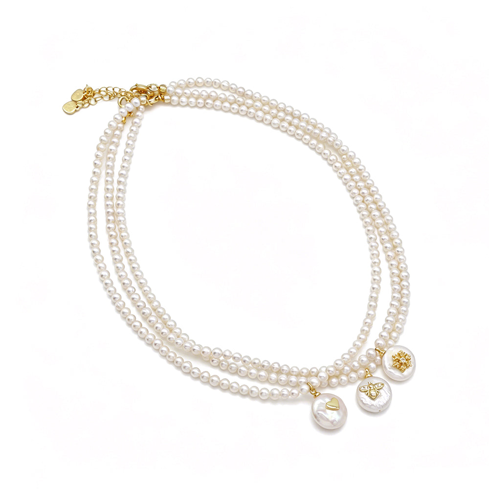 Handmade Customizable Fresh Water Pearl Necklace