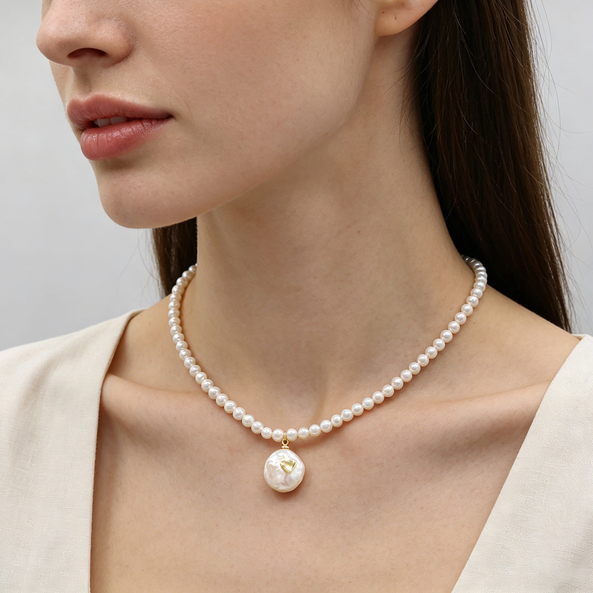 Handmade Customizable Fresh Water Pearl Necklace