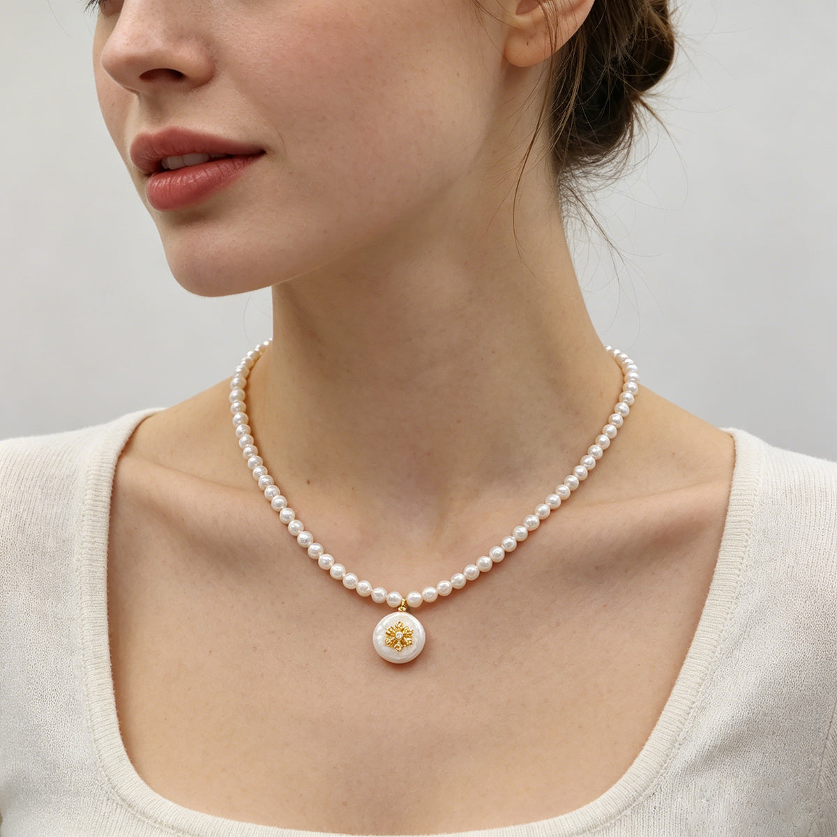 Handmade Customizable Fresh Water Pearl Necklace