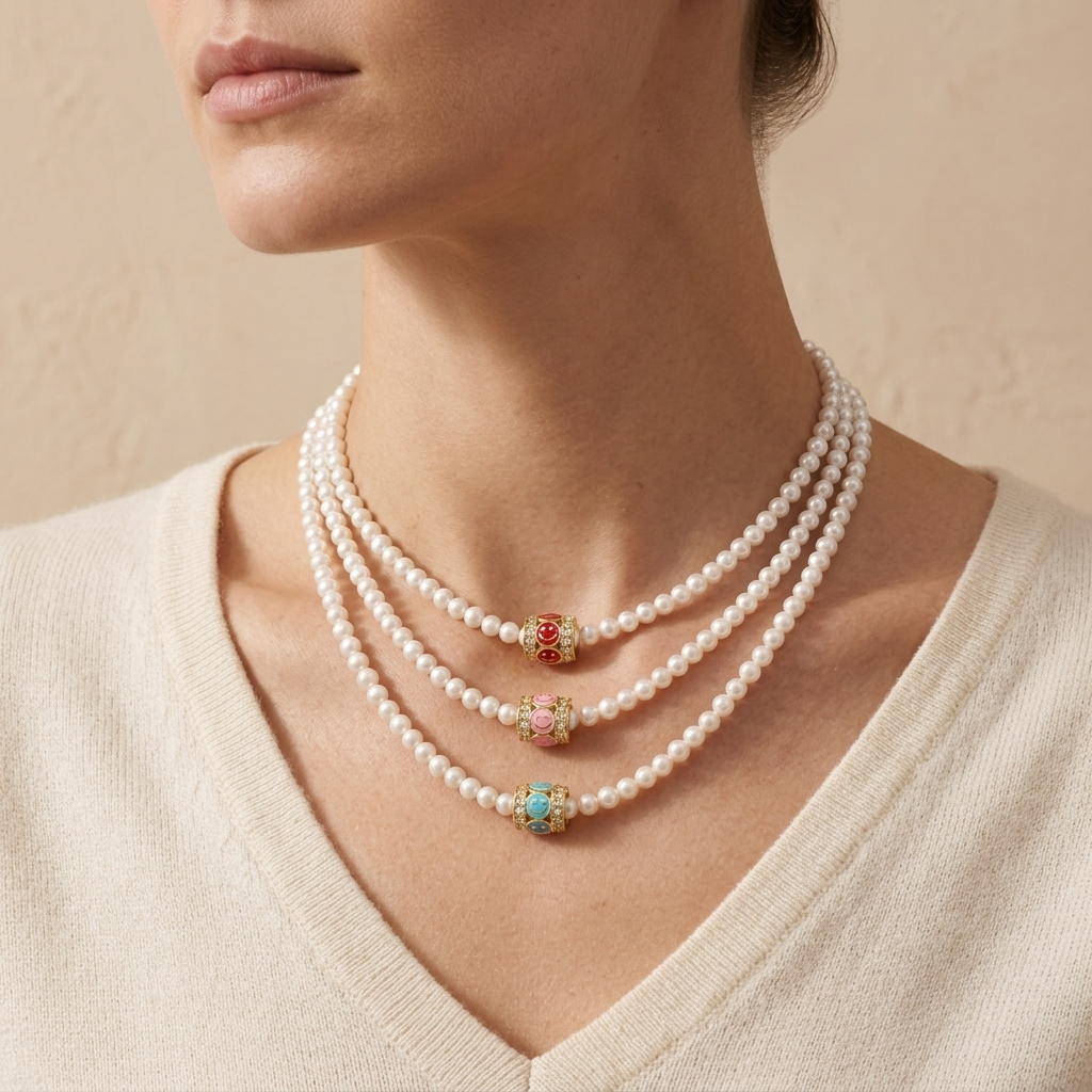 Handmade Customizable Fresh Water Pearl Necklace