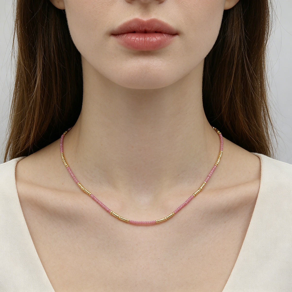 Handmade Multi-colour Miyuki Beads Necklace Jewely Set