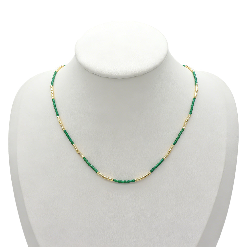 Handmade Multi-colour Miyuki Beads Necklace Jewely Set
