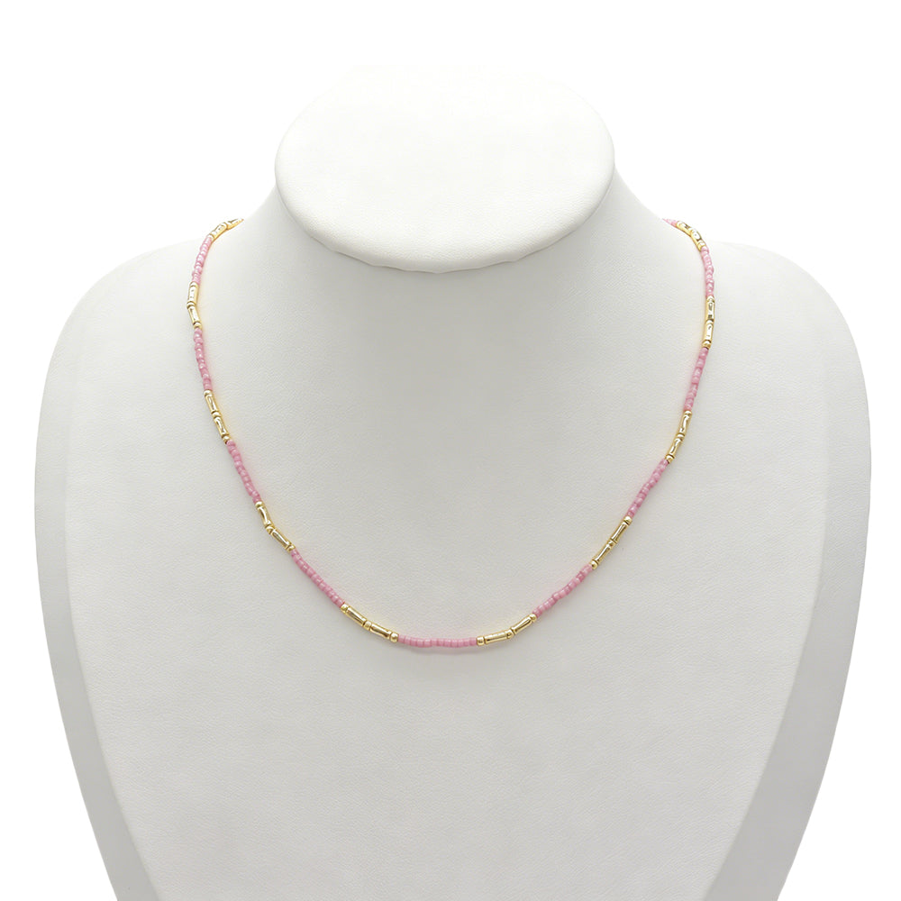 Handmade Multi-colour Miyuki Beads Necklace Jewely Set