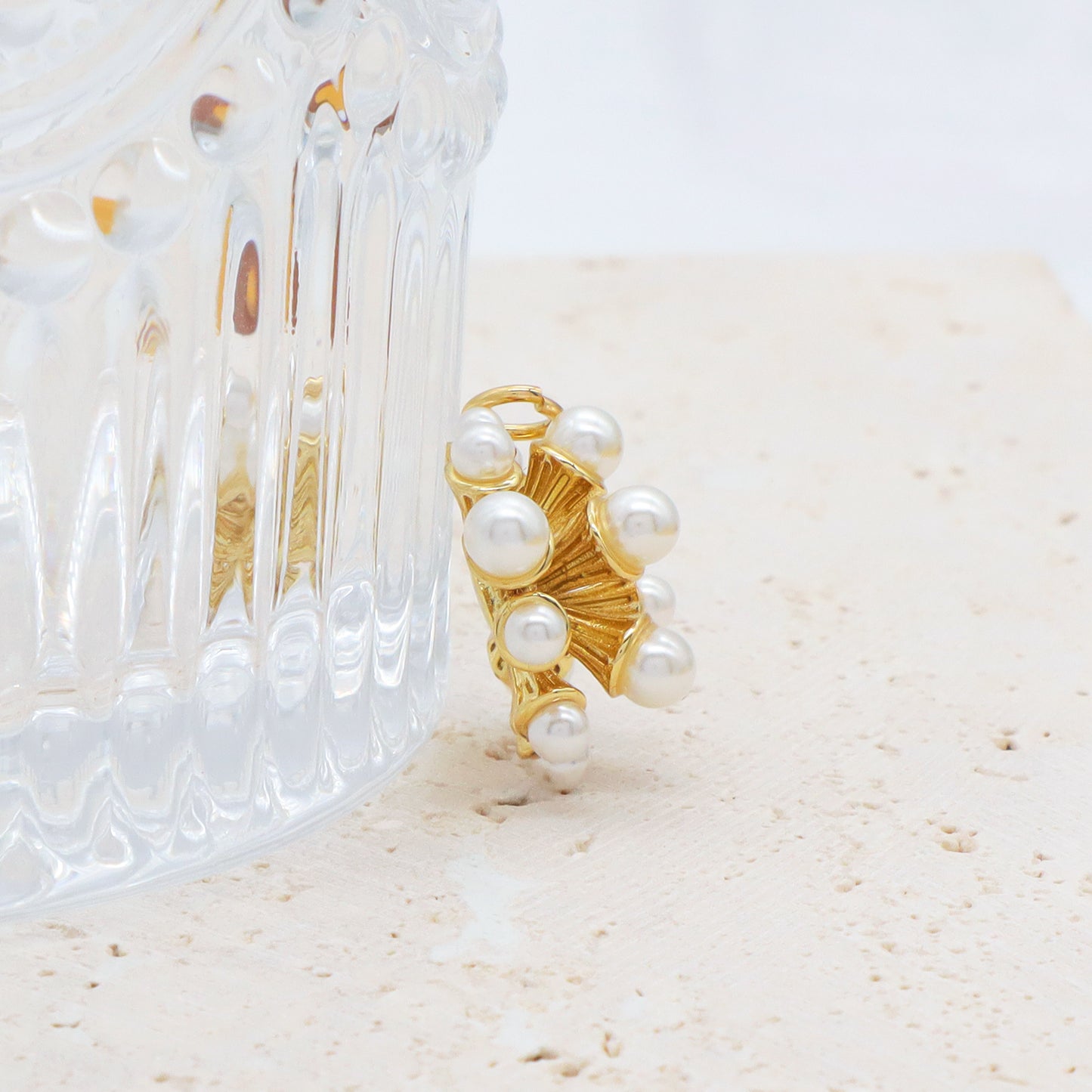 New Arrival Shell Flower Charm Jewelry Necklace Pendant Gold Plated Shells Flower Pendant For Jewelry Making