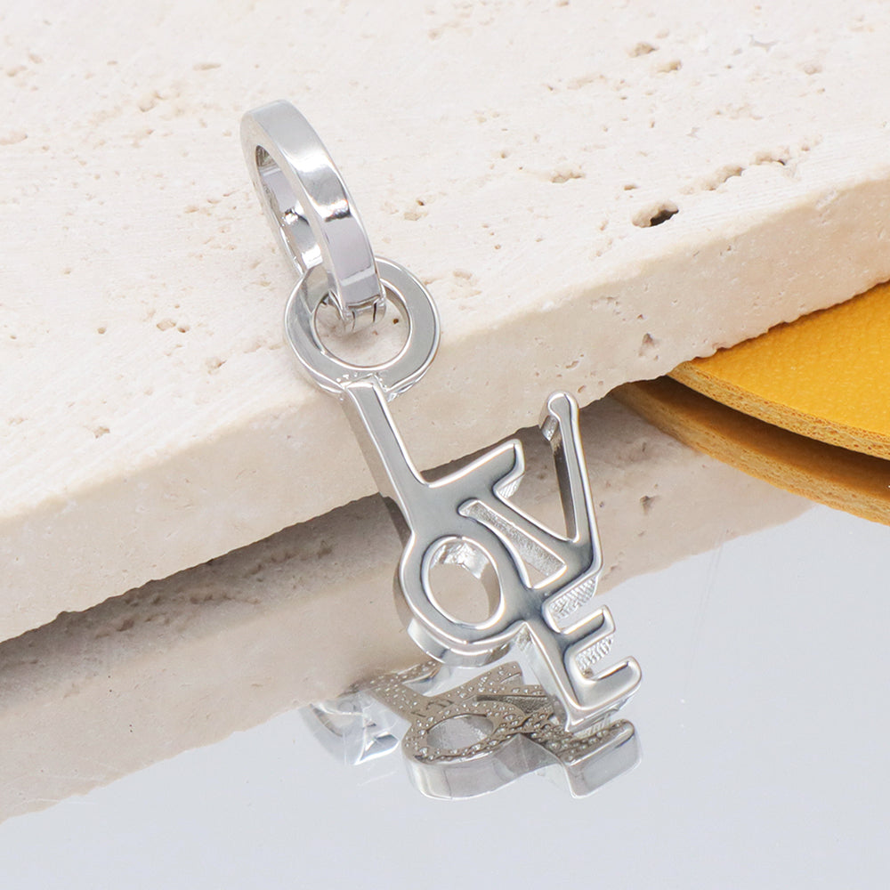 Valentine Gift Custom Jewelry Love Heart Necklace Pendant Charm Openable Clasp Platinum Plated Heart Pendant For Women
