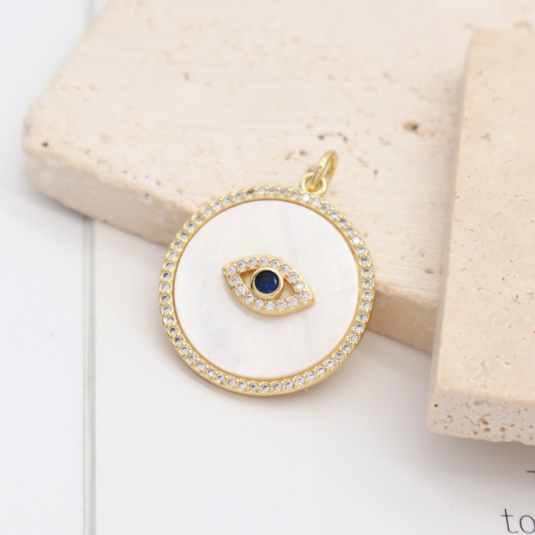 Featured selections Trade Assurance Buyer Central Help Center Get the app Become a supplier Custom Women Diy Wholesale Manufacture Factory Round Hamsa Hand Necklace Pendant Charm CZ Gold Plated Shell Evil Eyes Pendant