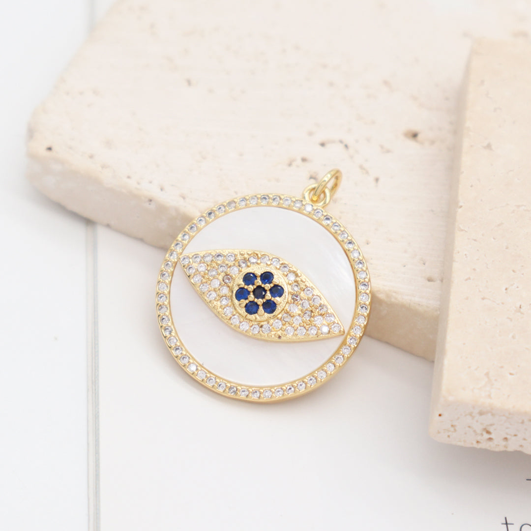 Featured selections Trade Assurance Buyer Central Help Center Get the app Become a supplier Custom Women Diy Wholesale Manufacture Factory Round Hamsa Hand Necklace Pendant Charm CZ Gold Plated Shell Evil Eyes Pendant