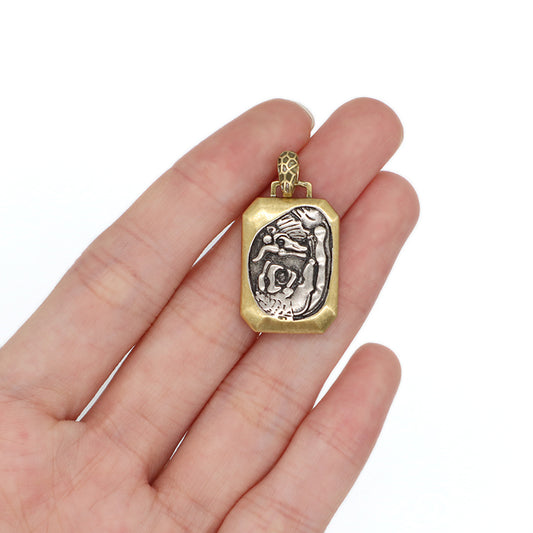 Wholesale Fashion Design China Factory Custom Charm Pendant Jewelry Gold Plated Vintage Necklace Pendant For Jewelry Making