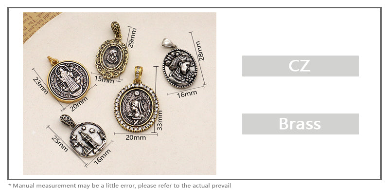 China Factory Wholesale Fashion Design Custom Charm Pendant Jewelry Gold Plated Vintage Pendant For Necklace Making