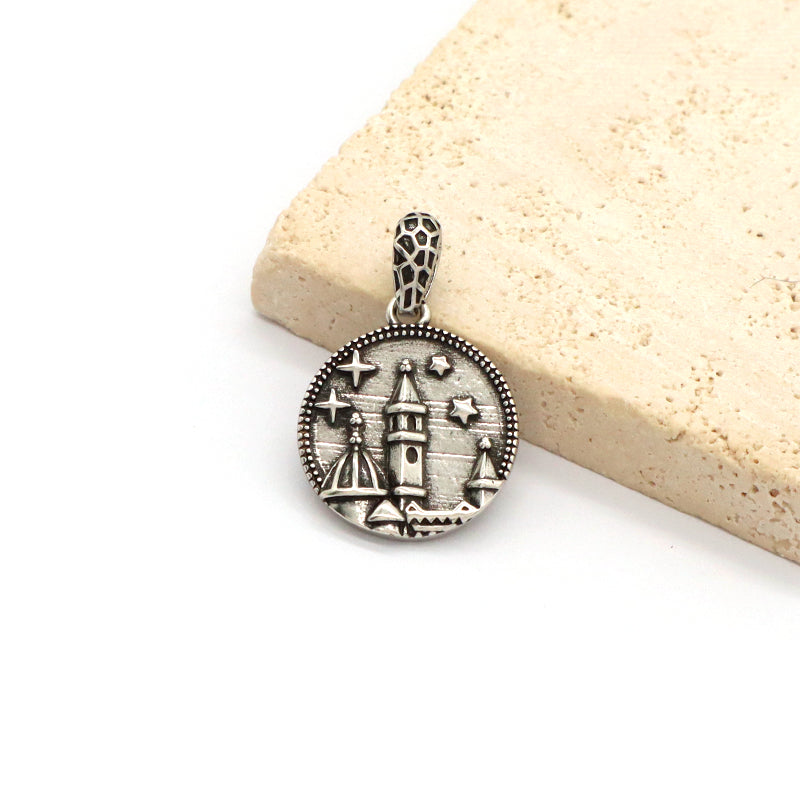 China Factory Wholesale Fashion Design Custom Charm Pendant Jewelry Gold Plated Vintage Pendant For Necklace Making