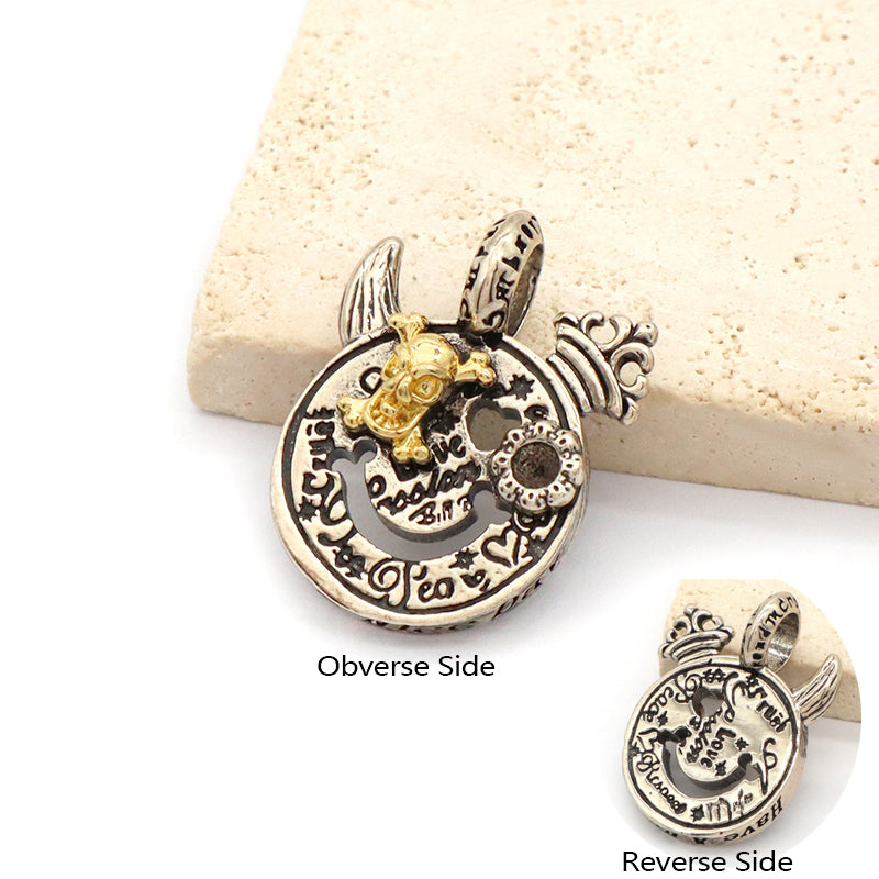 Good Quality Oem Factory Wholesale Customized  Vintage Brass Pendant Necklace Charm  Gold Plated Pendant For Diy Jewelry Making