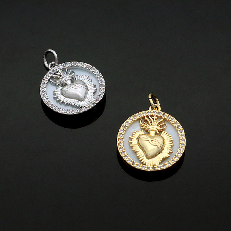 Custom New Design Wholesale Shell Charm Pendant Jewelry Custom Gold Plated Shell Natural Shell Pendant For Necklace