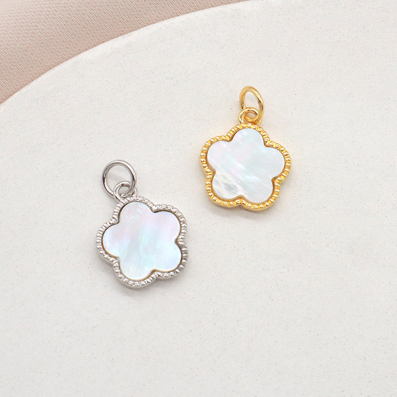 Custom New Manufacture Factory Shell Charm Pendant Jewelry Gold Plated Natural Shell Pendant For Necklace