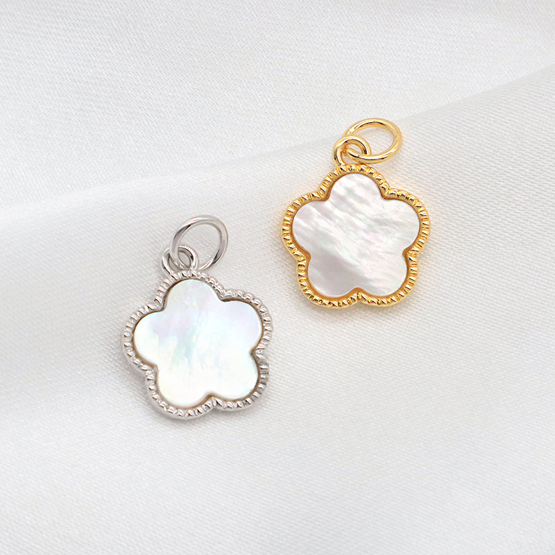 Custom New Manufacture Factory Shell Charm Pendant Jewelry Gold Plated Natural Shell Pendant For Necklace