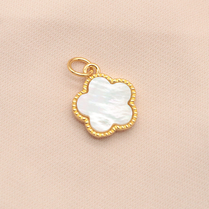 Custom New Manufacture Factory Shell Charm Pendant Jewelry Gold Plated Natural Shell Pendant For Necklace