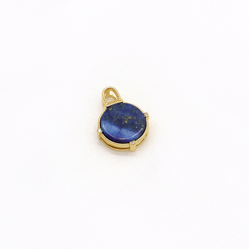 Customizable Natural Stone Pendant Necklace Gold Plated Necklace Jewelry