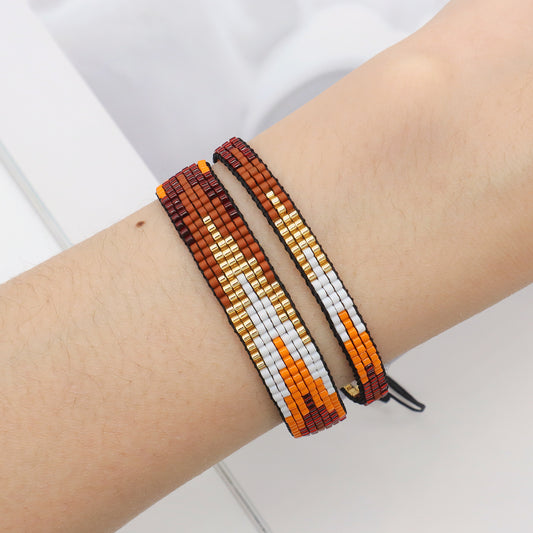 Fashion Design Custom String Miyuki Beads Bracelet Bangle Jewelry adjustable handmade Miyuki Bracelet for Teen Girl Women